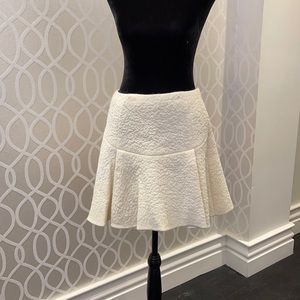 Rachel Zoe wool side zip skirt